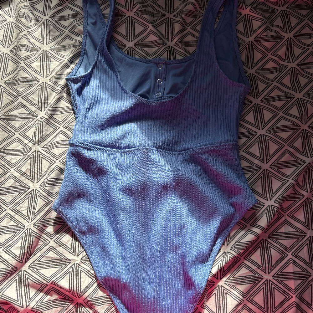 Baby blue one piece